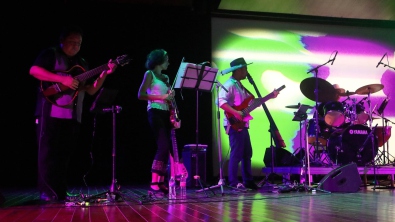 The project’s international collaborators performing live